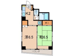 メブキ太子堂の物件間取画像